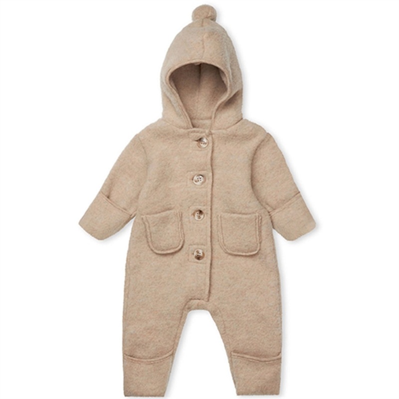 lalaby Oat Teddy Onesie|3 m|6 m|9 m|12 m|18 m|2 y