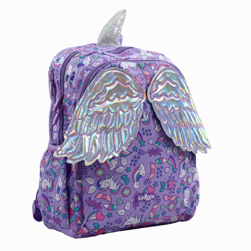 Smiggle Unicorn Junior Character Backpack  15 Inches