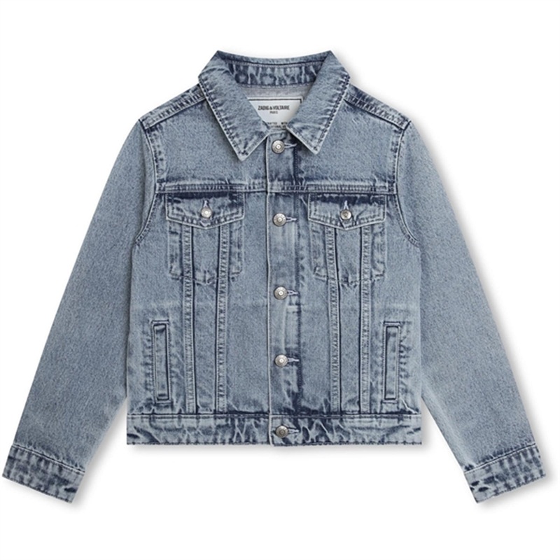 Zadig \u0026 Voltaire Bleach Denim Jacket