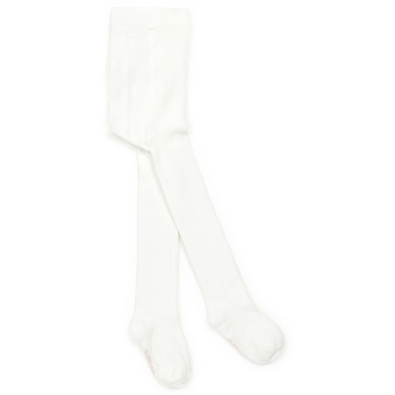 BONTON Cream Tights Rib|15-18|19-21
