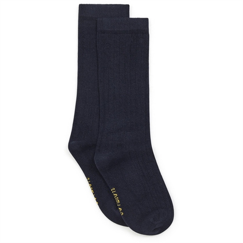 BONTON Navy Socks Rib|23-26|27-30|31-34|35-37