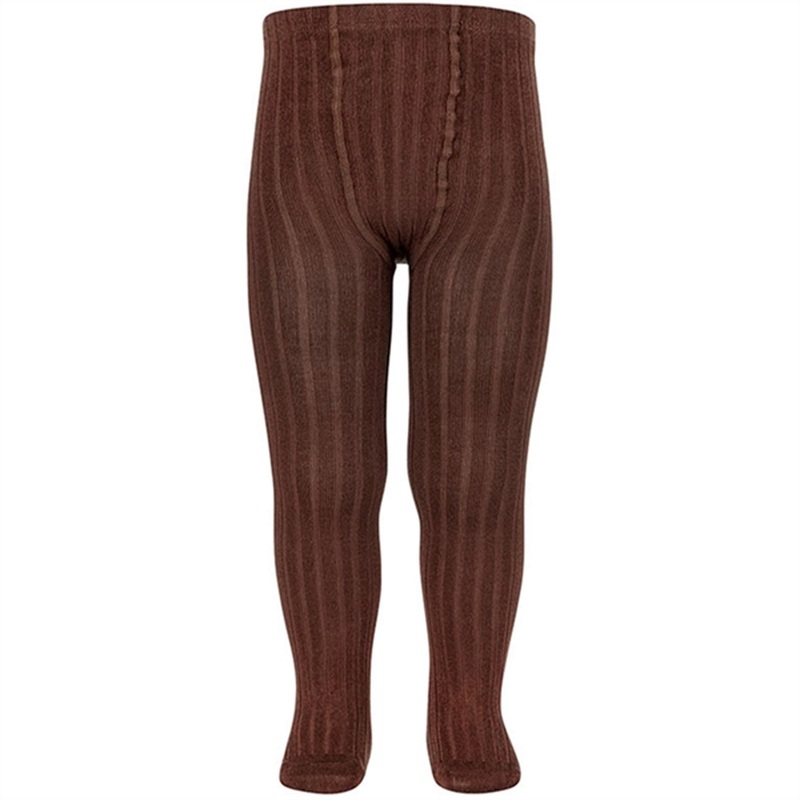 Cndor Tights Rib Basis Brown|10/36-39|4/23-26|6/27-31|8/32-35|0-3 m|3-6 m/00|6-12 m/0|18-24 m/2