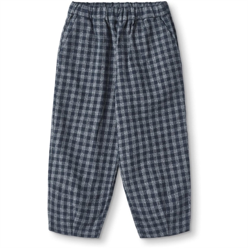 Fliink Navy Coda Check Bukser|12 m/80|18 m/86|2 y/92|3 y/98|4 y/104|5 y/110|6 y/116