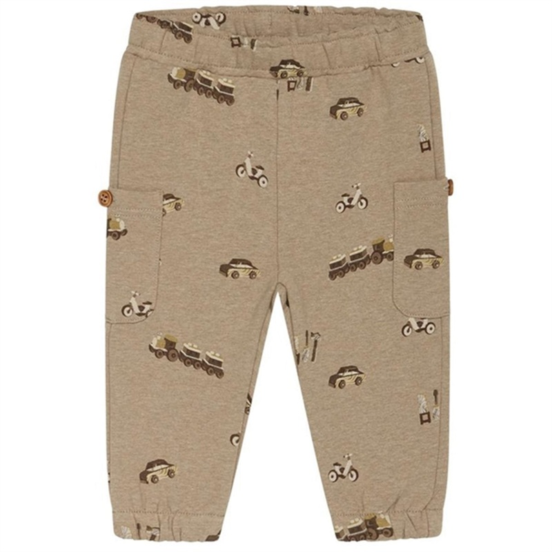 Hust \u0026 Claire Baby Deer Brown Melange Gus Sweatpants