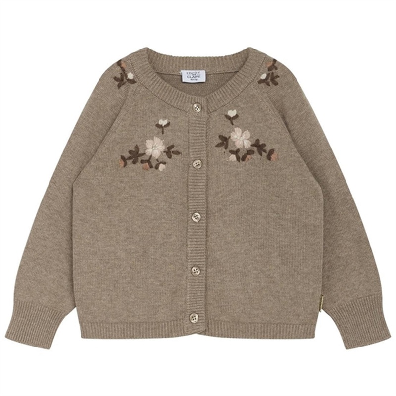 Hust \u0026 Claire Mini Sand Melange Carlota Cardigan