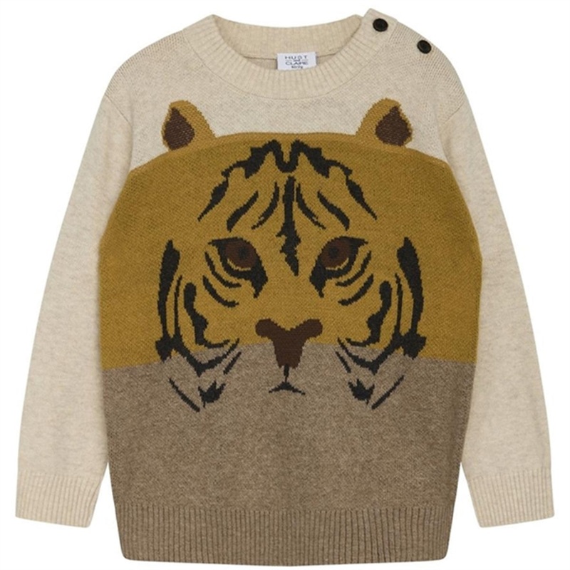 Hust \u0026 Claire Mini Teak Pelle Knit Blouse