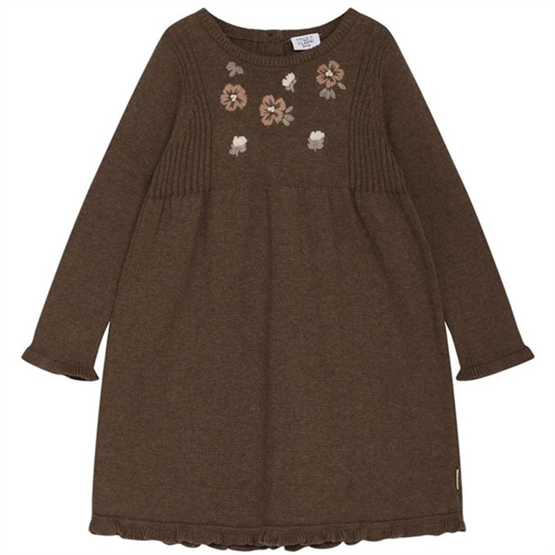 Hust \u0026 Claire Mini Toffee Melange Daisi Dress