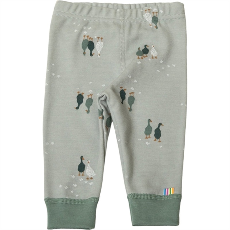 Joha Wool\/Cotton Mint AOP Leggings