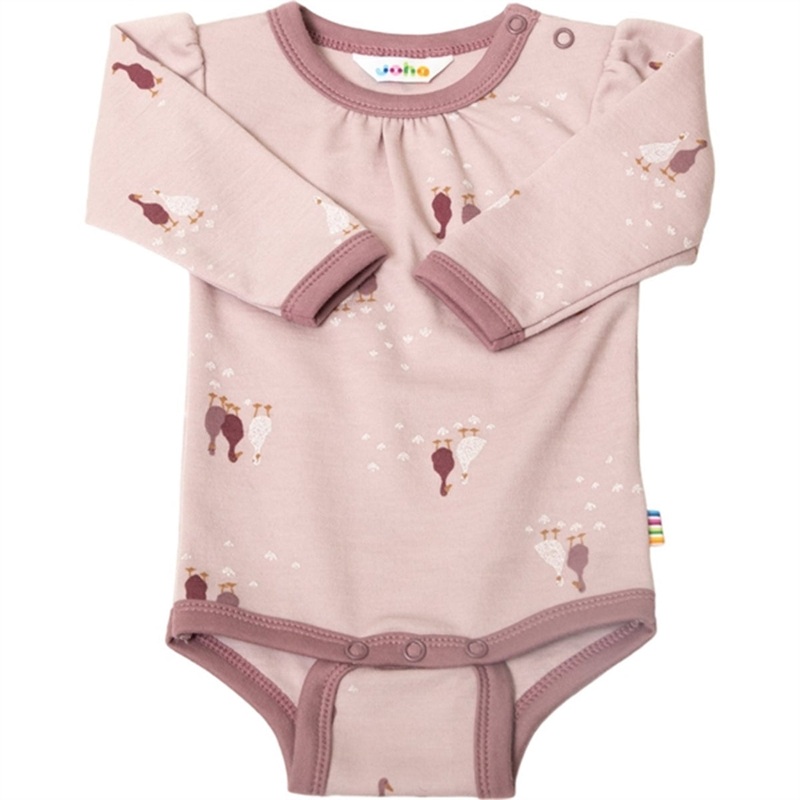 Joha Wool\/Cotton Rose AOP Body