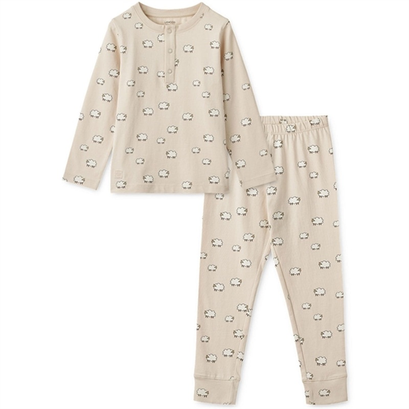 Liewood Wilhelm Pyjamas Set Sheep \/ Sandy