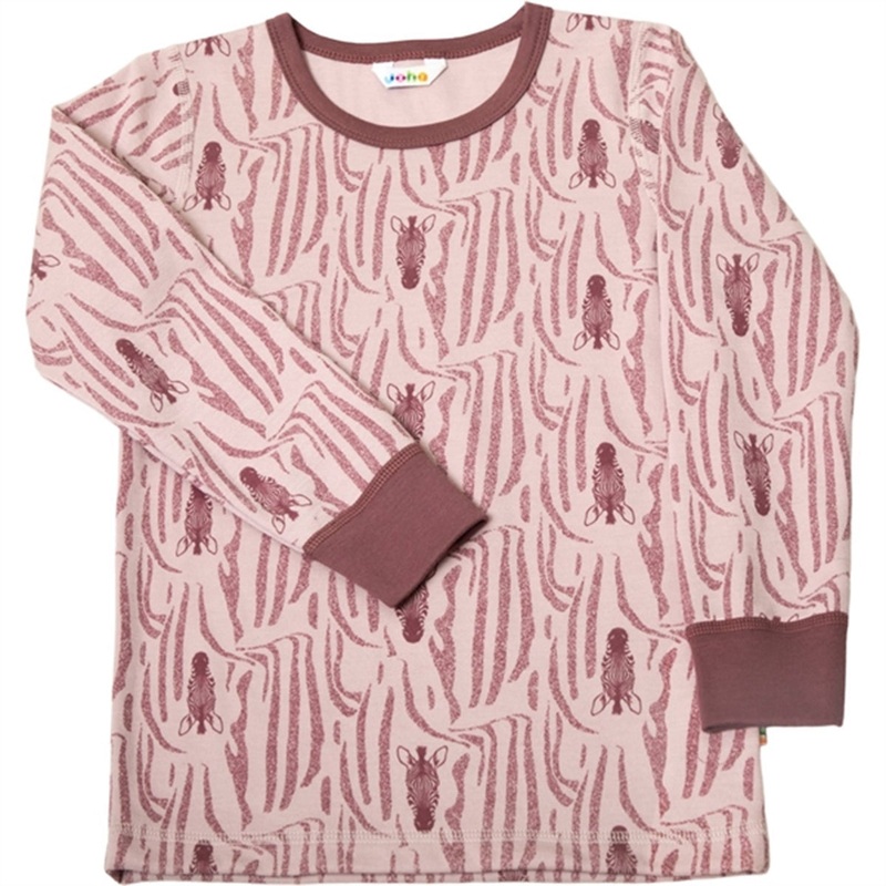 Joha Wool\/Cotton Rose AOP Blouse