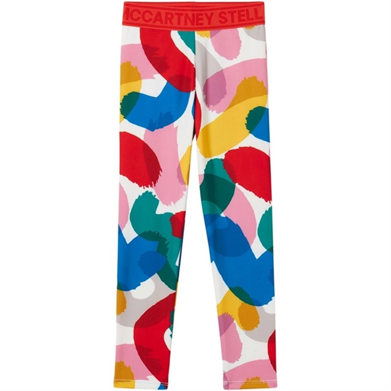 Stella McCartney Ivory\/Colourful Leggings