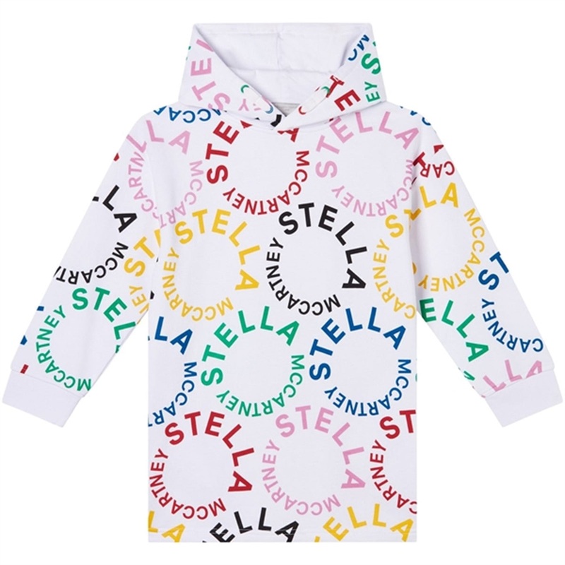 Stella McCartney White\/Colourful Dress