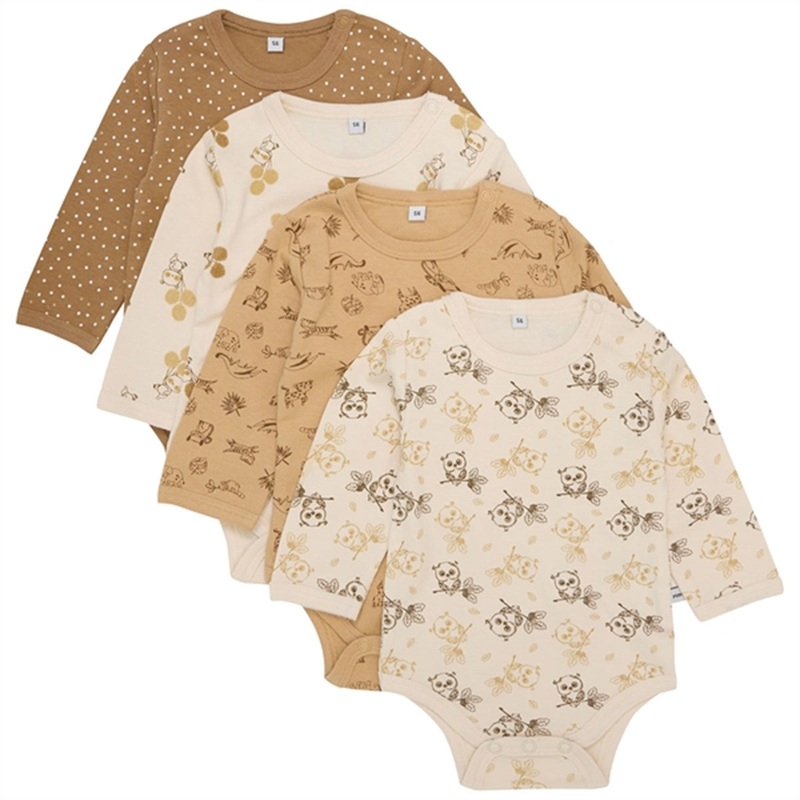 Pippi Body AO-Printed 4-Pack Whitecap Gray