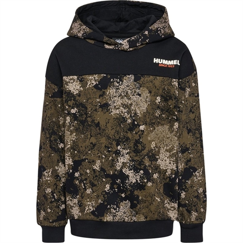 Hummel Black Agge Hoodie|104|110|116|122|128|134|140|146|152