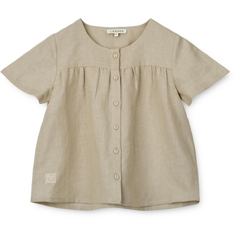 Liewood Mist Annaka Linen Top|92|98|104|110|116|122|128