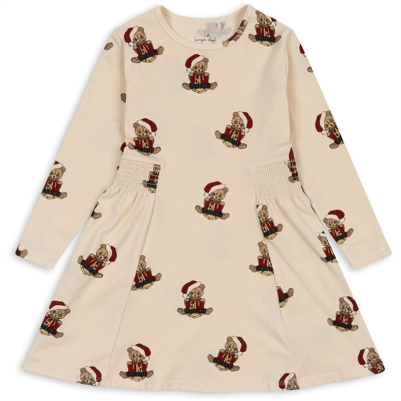 Konges Sljd Christmas Teddy Basic Dress