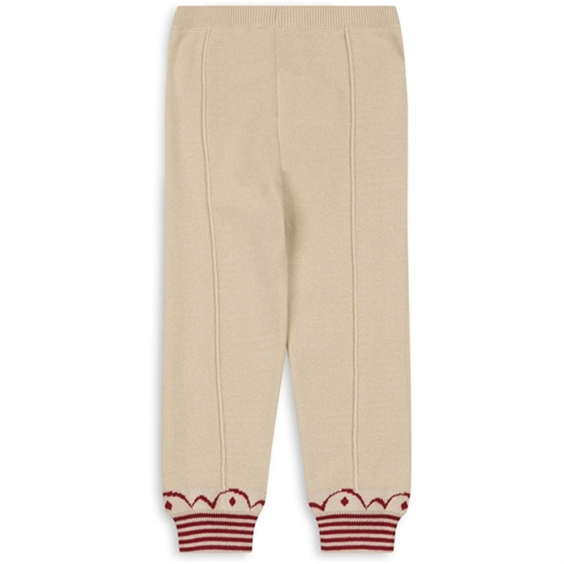 Konges Sljd Off White Whamie Knit Pants