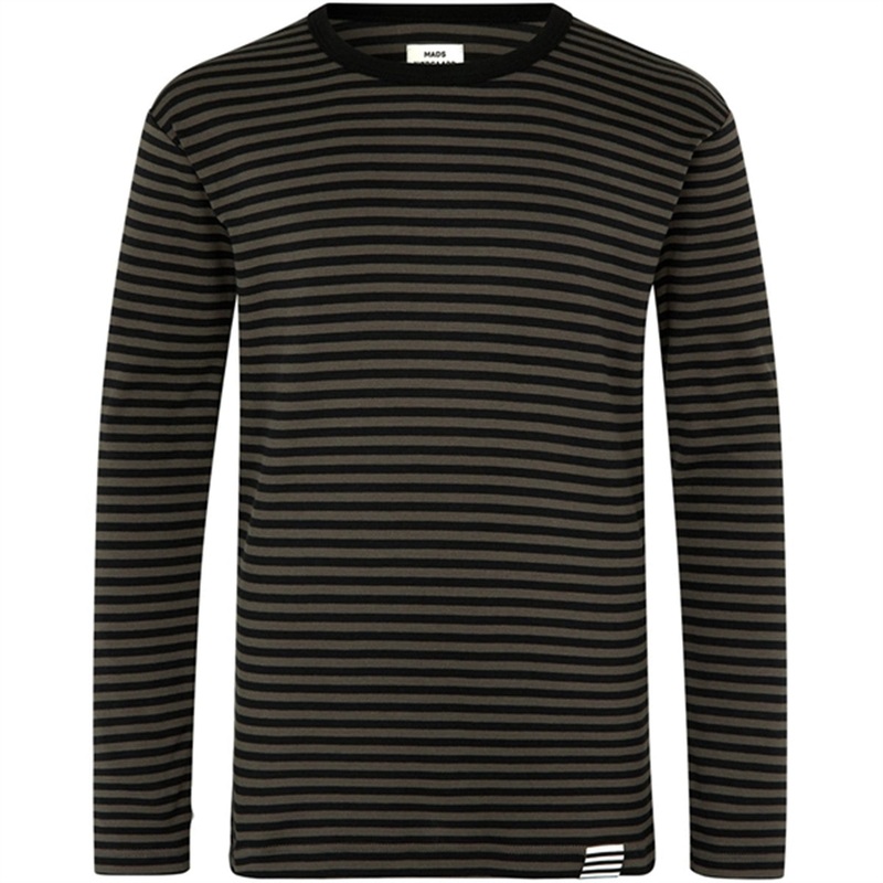 Mads Nrgaard Duo Rib Tobino Blouse Beluga\/Black