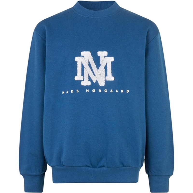 Mads Nrgaard Organic Sweat Sonar Sweatshirt Estate Blue