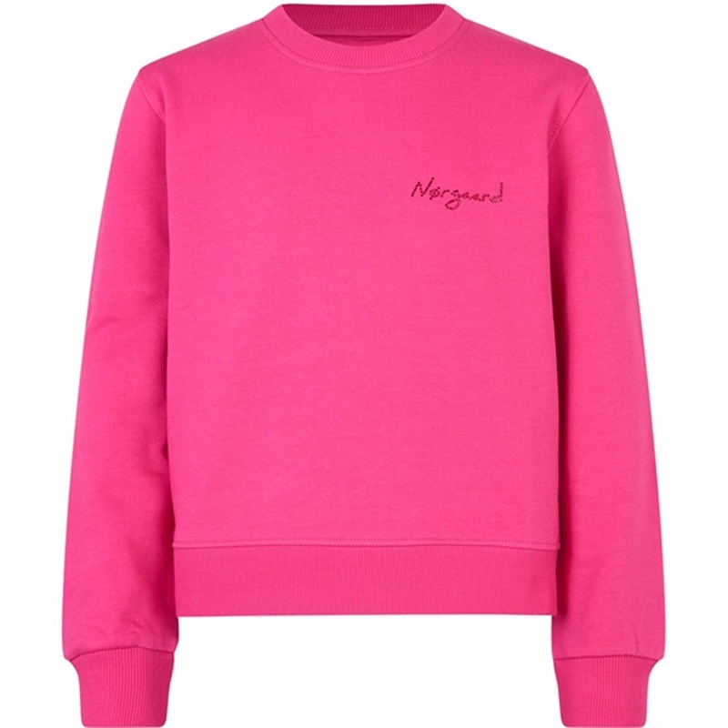 Mads Nrgaard Organic Sweat Talinka Stone Sweatshirt Fuchsia Purple