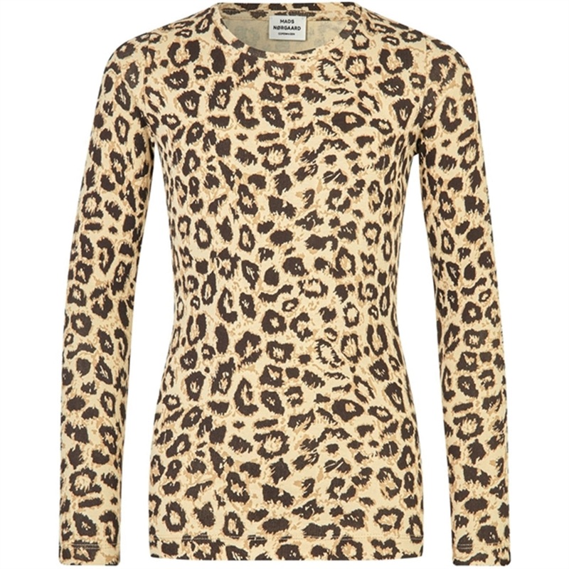 Mads Nrgaard Organic Talino Blouse Leo Aop\/Black Coffee