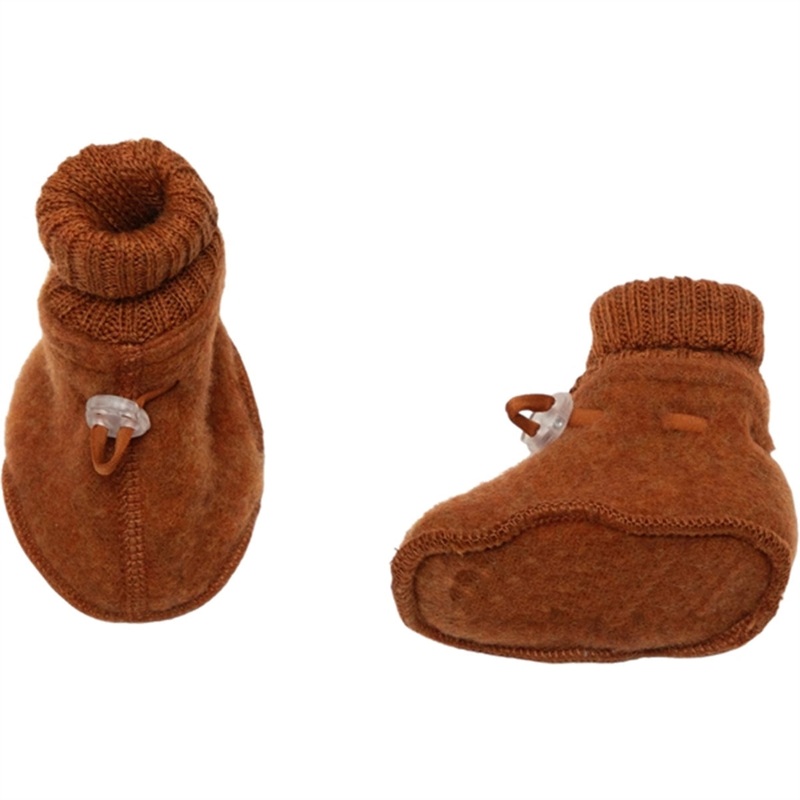 Joha Soft Wool Orange Booties|60|70|80|90