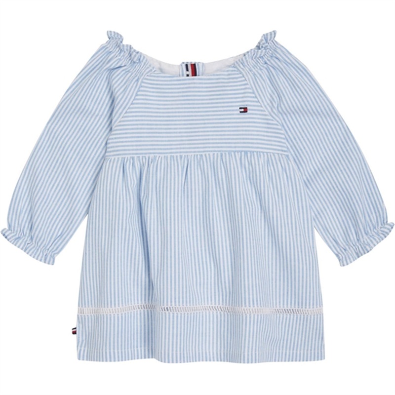 Tommy Hilfiger Baby Ithaca LS Dress Copenhagen Blue \/ White
