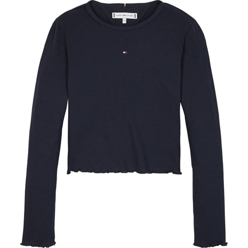Tommy Hilfiger Essential Rib Blouse Desert Sky