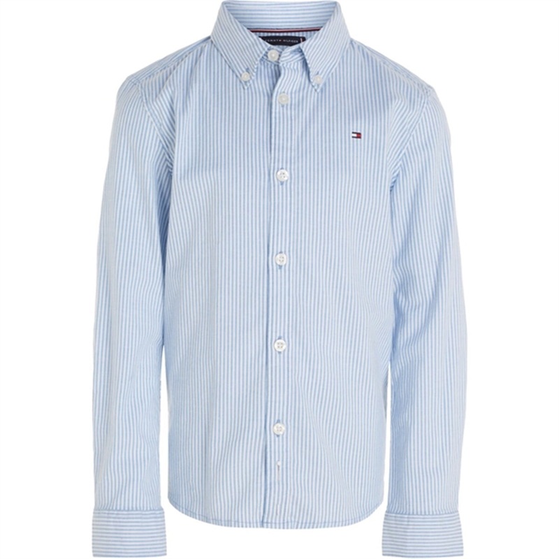 Tommy Hilfiger Flex Ithaca Shirt Copenhagen Blue\/White