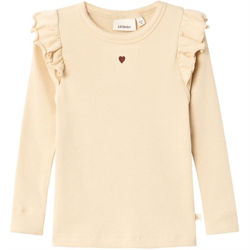 Lil'Atelier Wood Ash Embroidery Gago Kuo Slim Blouse
