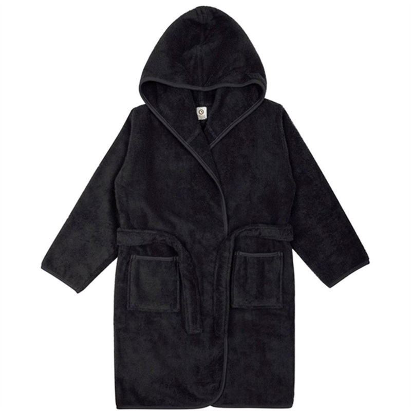 Msli Bathrobe Teen Black|122-128|134-140|146-152