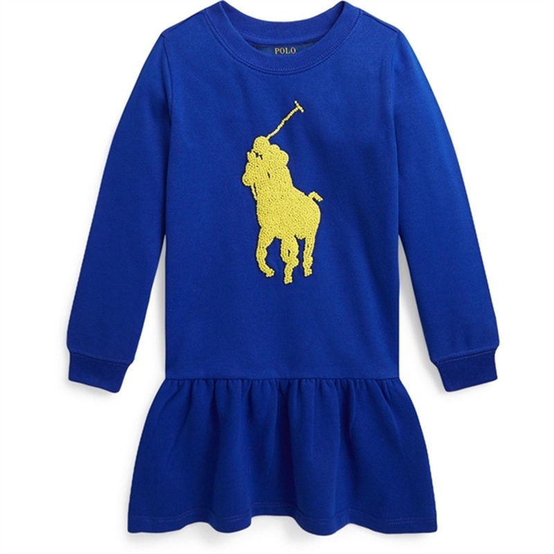 Polo Ralph Lauren Girls Dress Sapphire Star W\/ Yellow