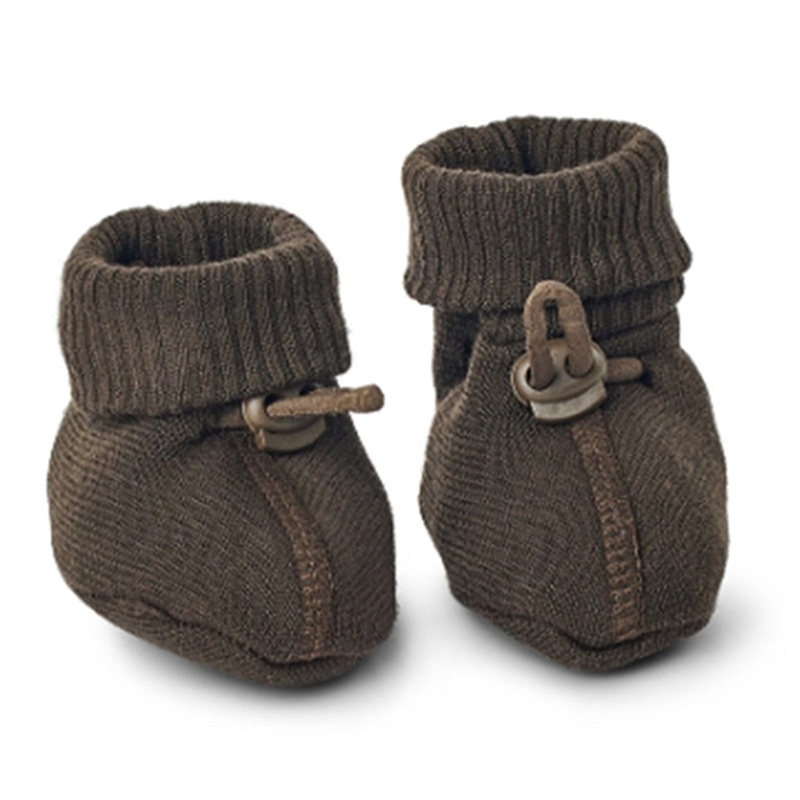 Smallstuff Wool Booties Brown|56-62|68-74|80-86|92-98