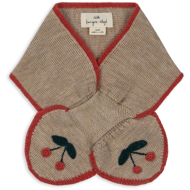 Konges Sljd Beige Melange Sonja Knit Neckwarmer