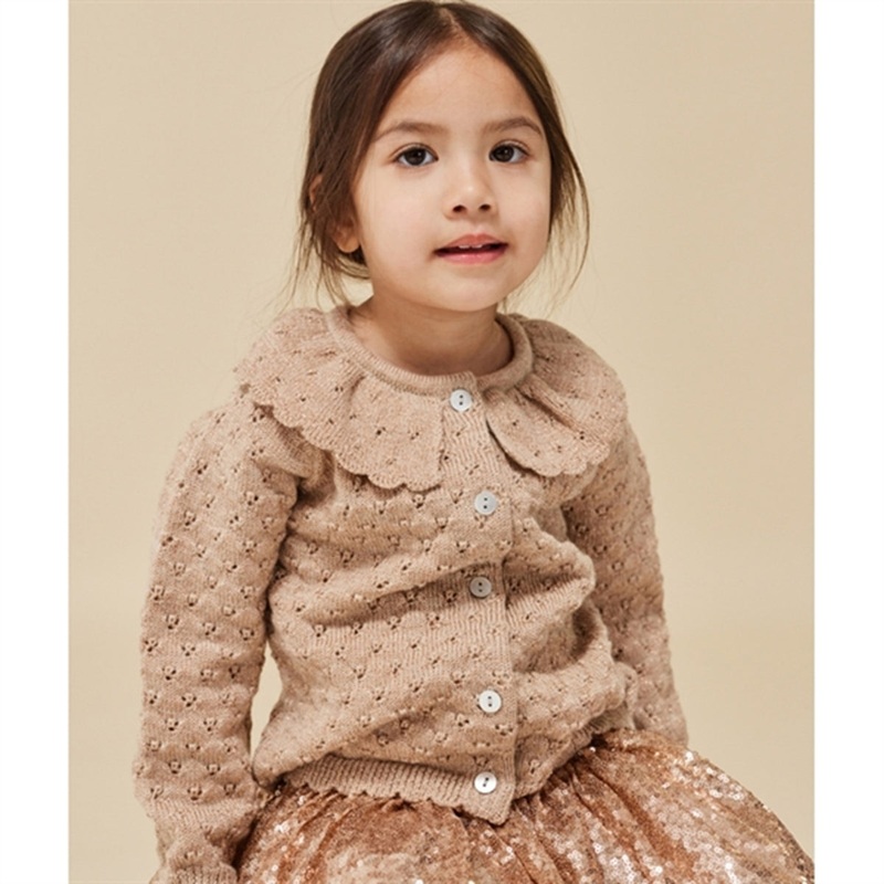 Konges Sljd Creme Holiday Knit Cardigan