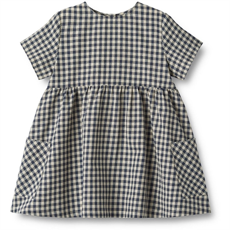 Wheat Blue Check Dress Ayse|3 y|4 y|5 y|6 y|7 y|8 y|10 y
