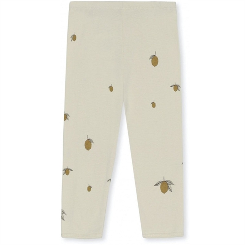 Konges Sljd Lemon Leggings|0-1 m|3 m|6 m|9 m|12 m|18 m|2 y|3 y|Pre