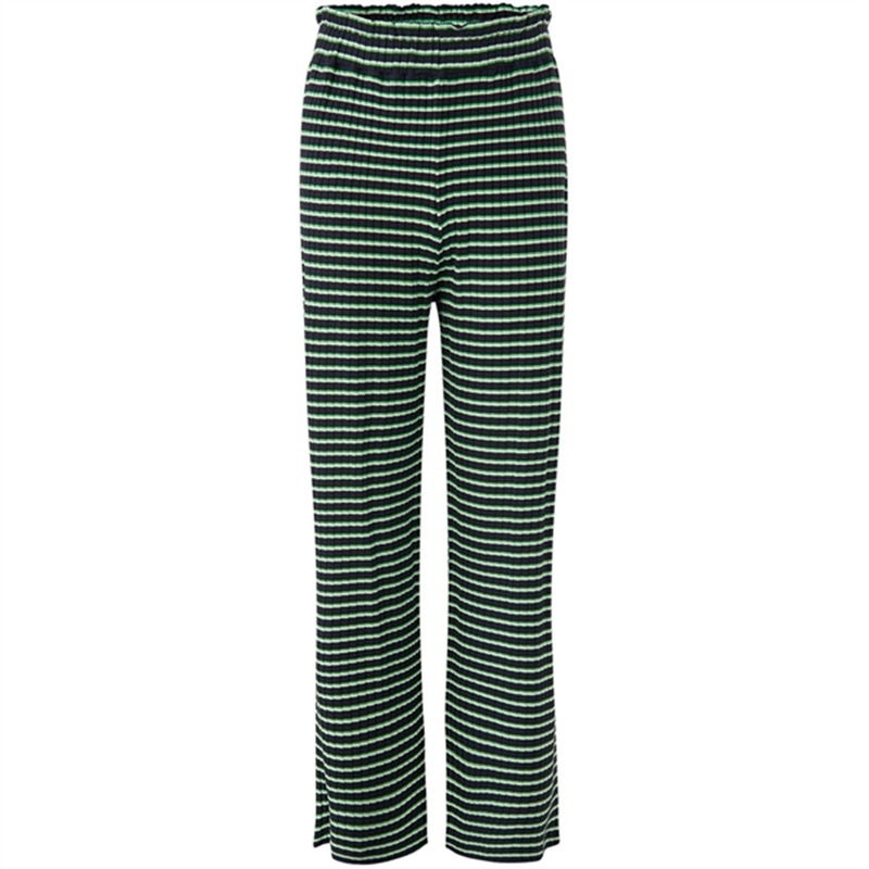 Mads Nrgaard 5x5 Stripe Papina Pants Stripe\/Deep Well