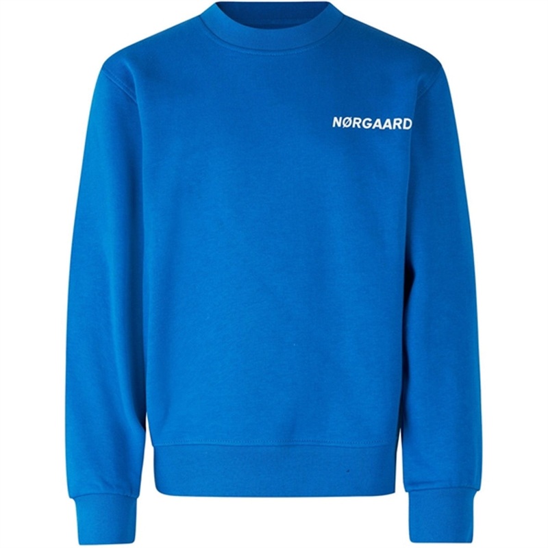 Mads Nrgaard Organic Sweat Solo Sweatshirt Snorkel Blue