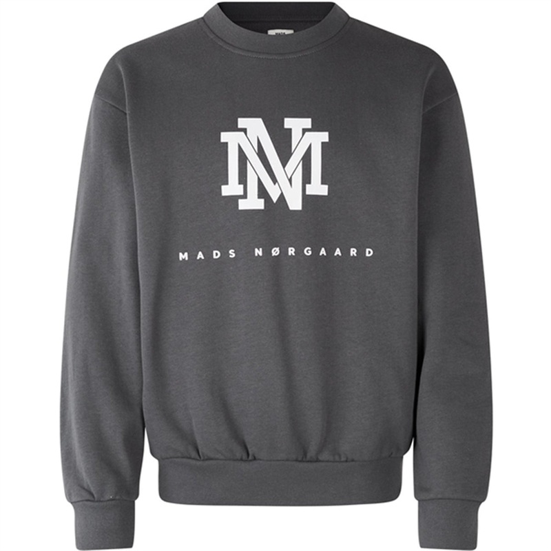 Mads Nrgaard Organic Sweat Sonar Sweatshirt Asphalt