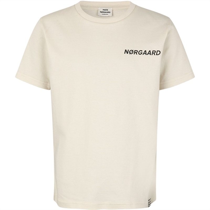 Mads Nrgaard Printed Tee Thorlino T-shirt Almond Milk