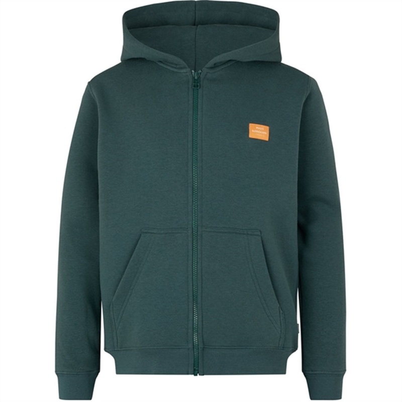 Mads Nrgaard Standard Hudini Zip Hoodie Darkest Spruce
