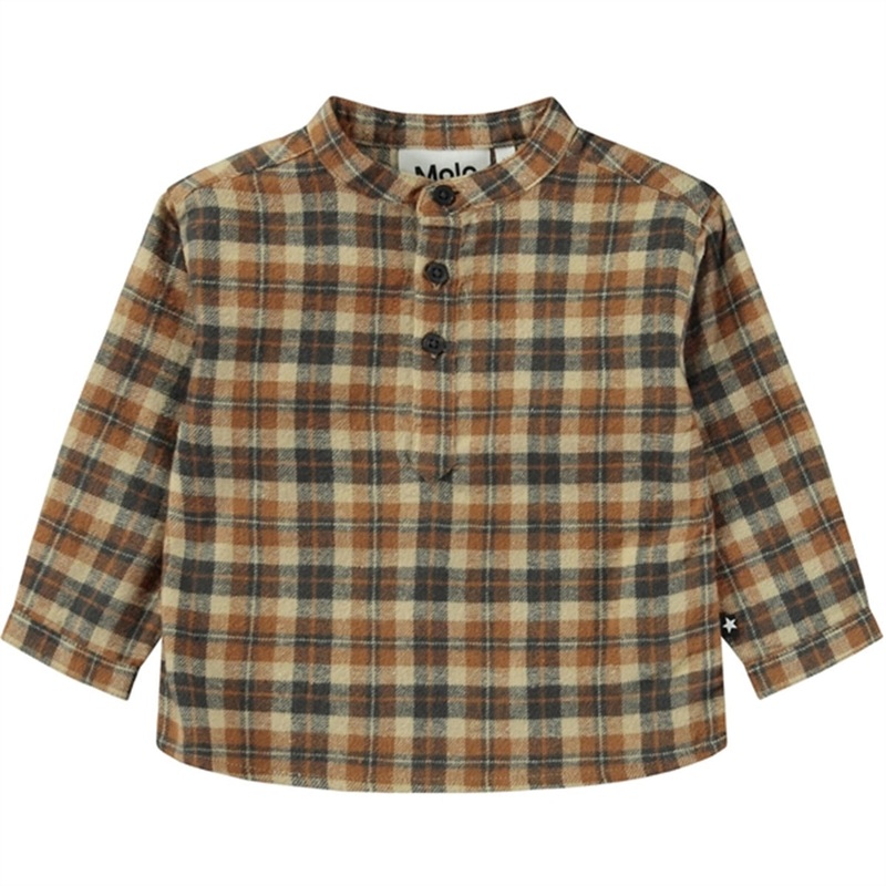 Molo Ground Check Enoz Shirt|62|68|74|80|86|92|98|104