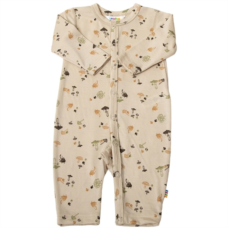 Joha Wool Beige AOP Jumpsuit|50|60|70|80|90|100