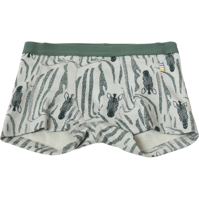 Joha Wool\/Cotton Green AOP Boxershorts