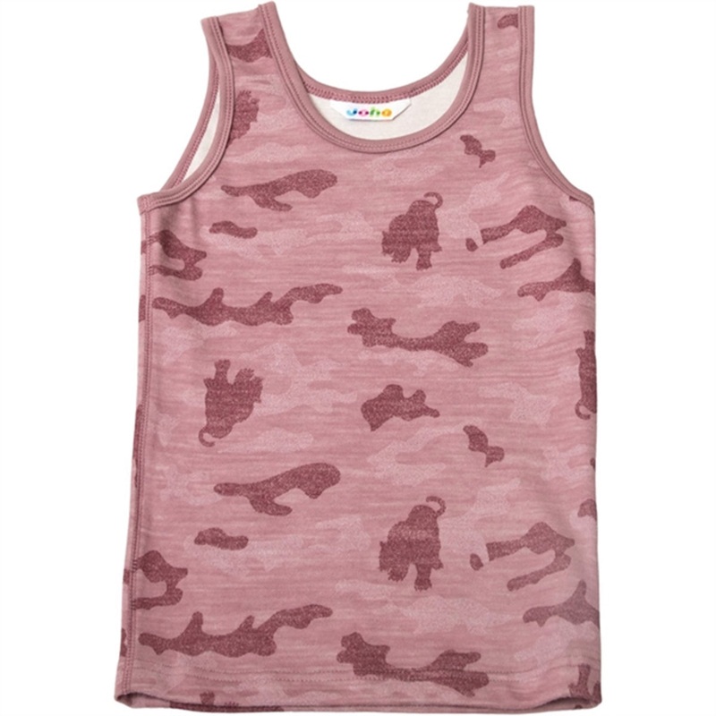 Joha Wool\/Cotton Rose AOP Undershirt