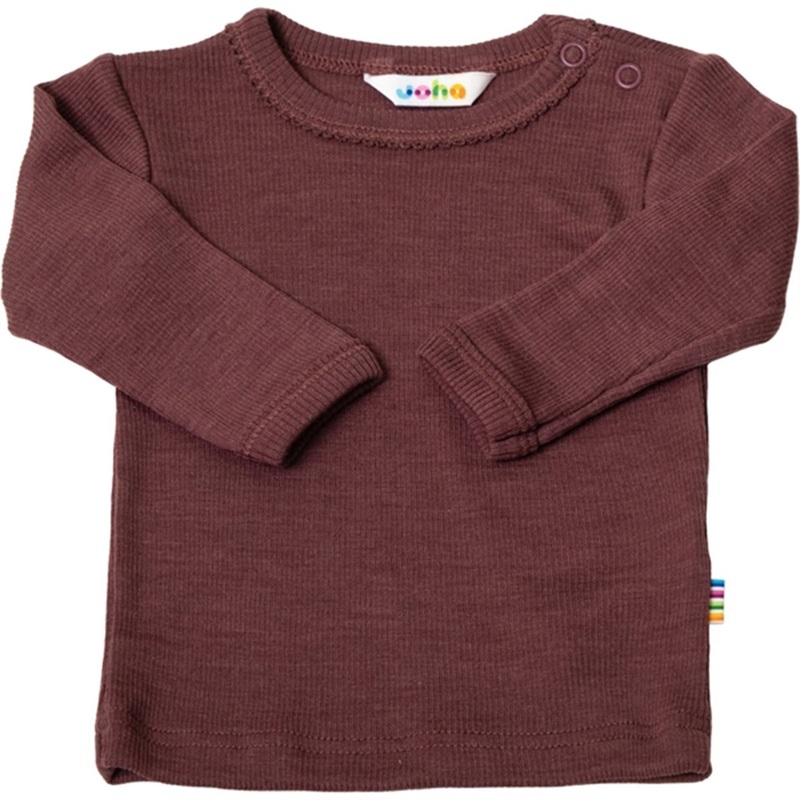 Joha Wool\/Silk Bordeaux Blouse