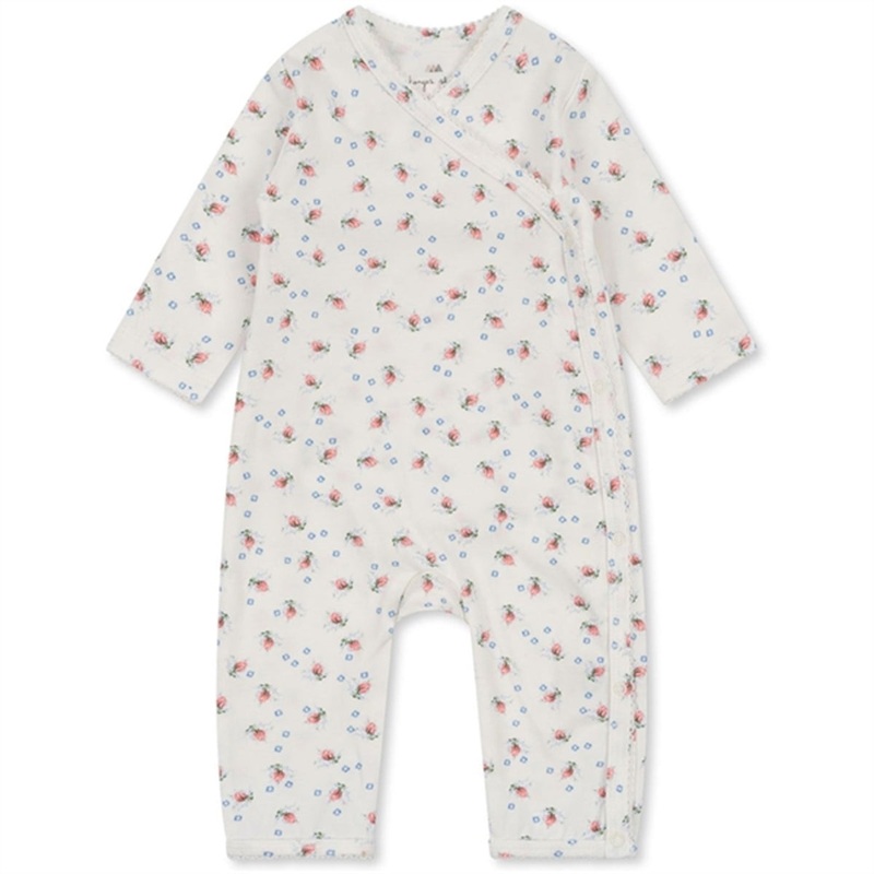 Konges Sljd Brise D t White Basic Newborn Onesie