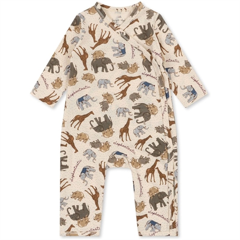 Konges Sljd Elephantastic Basic Newborn Onesie